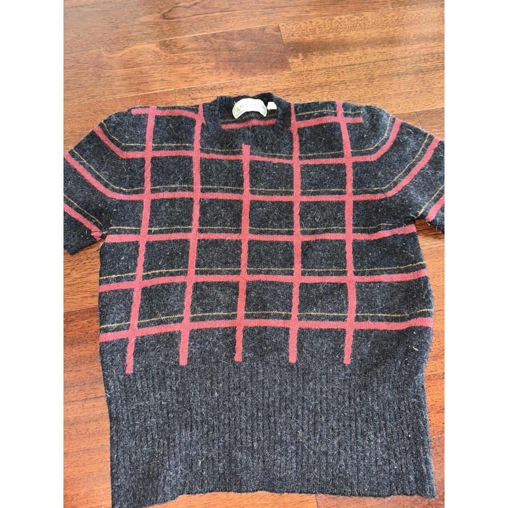 Vintage Evan-Picone Lambswool Angora & Wool Blend Cardigan Sweater Women's Sz L